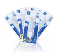 Lampadina Led E27 a tubo a U 12W Bianco caldo 3000K Aigostar