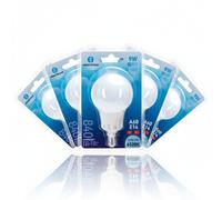 Aigostar Lampadina LED A60 E14 9W Luce Fredda 6500K 840lm Serie A5 Blister 5 Pez