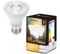 Aigostar Lampadina LED PAR20 E27 8W 580lm Luce Calda 3000K Set da 5 Pezzi