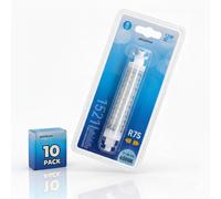 Aigostar Lampadina LED R7S 12W 118mm 1521lm 6500K Ceramica Fredda Set 10 Pezzi