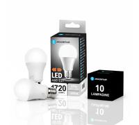 Aigostar Lampadine LED A60 E27 17W 1720lm 6500K Fredda 10 Pezzi