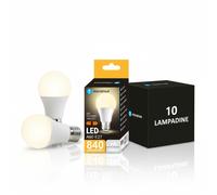 Aigostar Lampadine LED A60 E27 9W 840lm 3000K Calda 10 Pezzi
