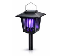 Aigostar Lampioncino LED Solare Anti Zanzare Esterno IP44 Luce Bianca e Viola 55