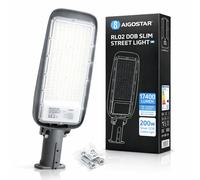 Aigostar Lampione Stradale A Led Esterno Ip65 Faro Led Lampada Stradale 200Watt
