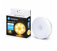 Aigostar Luce Notturna LED Sensore Movimento Ricaricabile USB 3000K Calda Magnet