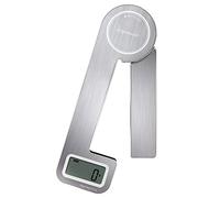 Aigostar Nano - Bilancia da cucina digitale. Struttura pieghevole con touch control fino a 5KG e funzione tara.Bilancia cucina,Mini, in acciaio Inox. NESSUN USO DI BATTERIA O SPINA.