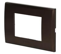 Aigostar Placca 3 Moduli Grigio Lavanda Plastica Vimar Plana Kit 8 Pezzi