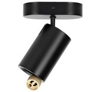 Aigostar Plafoniera 1 Faretto Orientabili GU10 120mm Nera Per Interni