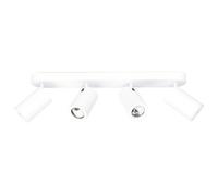 Aigostar Plafoniera 4 Faretti Orientabili GU10 435mm Bianca Per Interni