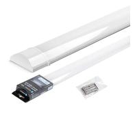 Aigostar Plafoniera LED 0 9m 30W 6500K 3750lm Batten Light Slim IP20 Bianco