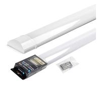 Aigostar Plafoniera LED 1 2m 40W 4000K 5000lm Batten Light Slim IP20 Bianco