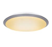 Aigostar Plafoniera LED 18W 1350lm 3000K Bianco Argento Moderna Interni 35cm