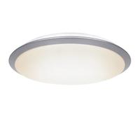 Aigostar Plafoniera LED 24W 1800lm 4000K Bianco Argento Moderna Interni 38 cm