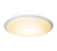 Aigostar Plafoniera LED 24W 1800lm Luce Calda 3000K Diametro 380mm Bianco Argent