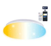 Aigostar Plafoniera LED Smart 12W Bluetooth MESH CCT IP44 Alexa Bianco 26cm