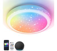 Aigostar Plafoniera LED Smart 36W Bluetooth MESH RGB CCT IP44 Alexa 49.5cm