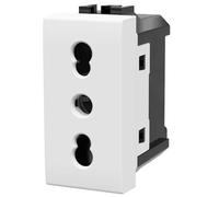 Aigostar Presa Bipasso 16A P17/11 Compatibile BTicino Living 8 Pezzi