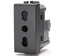 Aigostar Presa Bipasso 16A P17/11 Compatibile BTicino Living 8 Pezzi