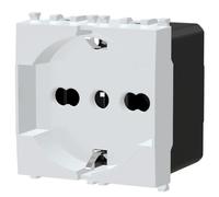 Aigostar Presa Schuko Bianca 16A P40 Compatibile Vimar Plana Kit da 8 Pezzi