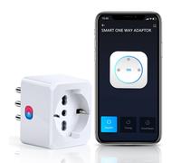 Aigostar Presa Smart Italiana, 10A, 2300W, Presa Wifi Mini Compatibile con Alexa