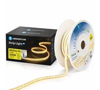 Aigostar Striscia LED 50m Doppia Fila 3000K 230V IP65 Esterno Bobina 2835-180 8W