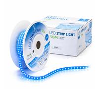 Aigostar Striscia LED 50m Luce Blu 230V IP65 Esterno Bobina 2835-120 7W/m