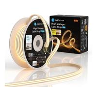 Aigostar Striscia LED Neon 50m 3000K Luce Calda 220V IP65 Esterno Bobina 800lm/m