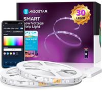 Aigostar Striscia LED Smart 15m RGB Wi-Fi Bluetooth 12V Interno IP20 48W 450 LED