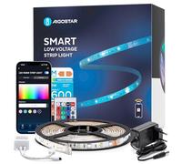 Striscia Led Smart 12V 16,5W 5 metri WiFi RGB CCT luce regolabile e dimmerabile Aigostar