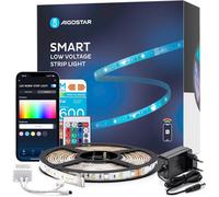 Striscia Led Smart 12V 16,5W 5 metri WiFi RGB CCT luce regolabile e dimmerabile Aigostar