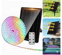 Aigostar Striscia LED Solare 10m RGB 1000lm IP65 Esterno Autonomia 14h