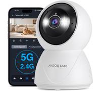Aigostar Telecamera WiFi Motorizzata da Interno Full HD per Casa Smart