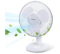 AIGOSTAR VENTILATORE COMPATTO DA TAVOLO 9 POLLICI 3 PALE 2 VELOCITA' 22 WATT