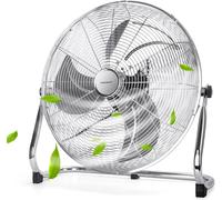 AIGOSTAR VENTILATORE DA PAVIMENTO INDUSTRIALE TURBO IN ACCIAIO 50 CM 100 WATT