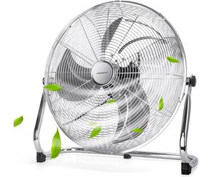AIGOSTAR VENTILATORE DA PAVIMENTO INDUSTRIALE TURBO IN ACCIAIO 50 CM 100 WATT
