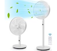 AIGOSTAR VENTILATORE PIANTANA 7 PALE SILENZIOSO 45WATT 3 VELOCITA' TELECOMANDO