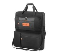 AIGOUT Borsa portaoggetti portatile per pannelli solari compatibile con Jackery SolarSaga 100 W e 200 W, impermeabile, Oxford imbottita, organizer per pannelli solari, con tracolla regolabile, per
