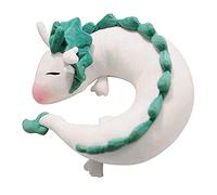 AIHANCH Anime, cuscino cervicale con drago bianco, peluche per bambini, da viaggio, per Natale, regalo di compleanno