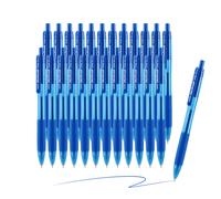 AIHAO Penne a Blu, Punta Media, Retrattili e con Avanzato per Scrittura , 1.0mm, Confezione da 24