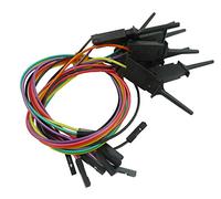 Aihasd 10 pezzi Analizzatore logico morsetto clip di prova test clip per i cavi dei ponticelli Pin di interfaccia SOIC IC Clip di prova jumper per testare alimentazione del circuito