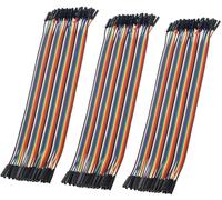 Aihasd 120P 20CM 1P-1P 40-Pin cavetti Jumper da Femmina a Femmina per Cavo Test Circuito Breadboard