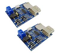 Aihasd 2 Pezzi Décodeur sans perte mp3 Amplificateur de puissance Lecteur MP3 Modules audio Décodeur mp3 Soutien TF carte USB