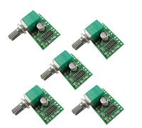 Aihasd 5 pezzi PAM8403 Mini Scheda amplificatore audio DC 5 V 3W+3W Digitale Amplificatore audio Modulo amplificatore di potenza con potenziometro Alimentatore USB