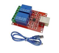 Aihasd Inteligente Elettronica 2 Canale Modulo relè DC 5V /Computer USB Controllo Interruttore Driver/PC Controller