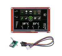 Aihasd Nextion Intelligente Display 4.3" pollici Touch Screen Resistivo 480x272 Seriale LCD-TFT Modulo Display HMI Supporta Audio Video NX4827P043-011R