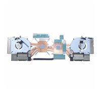 AIHDBCL Ventilatore Dissipatore di Calore CPU di Giro Sostituire Parte | Compatibile Con MSI Creator A16 AI + A3HVEG MS-15FK E322502240A87