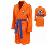 AII Lover Anime Robe Accappatoio Anime Pigiama Mens Cosplay Costume Peluche con cappuccio con cinture di adulti, Arancione, S