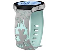 AiiBowy 20mm Cinturino Compatibile con Samsung Galaxy Watch FE/Galaxy Watch 7/6/5 40mm 44mm, Sportiva Cinturini Silicone per Galaxy Watch 6 Classic 43mm 47mm/Watch 5 Pro 45mm Grigio+Blu