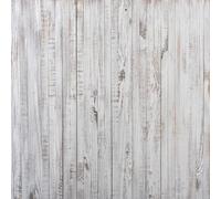 AIIKES 10x10FT Bianco Grigio Plancia di Legno Sfondo Vintage Legno Sfondo Neonato Fotografia Sfondo Decorazione Festa di Compleanno Sfondo Studio Puntelli 11-890