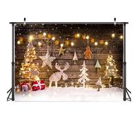 AIIKES 7x5FT Sfondo di Natale Fotografia di Natale Sfondo Albero di Natale Decorazione Neve Sfondo Famiglia Gathering Sfondo Decorazione Del Partito Sfondo 10-822